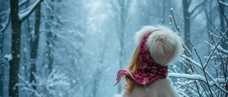 Зимняя сказка съемка в снегопад