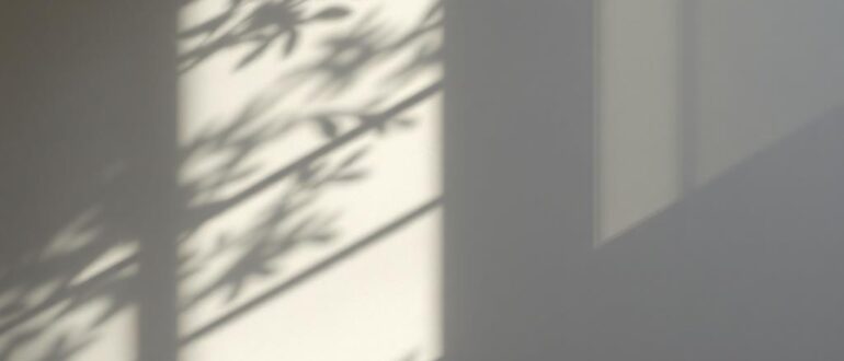 Тени в кадре графика и абстракция