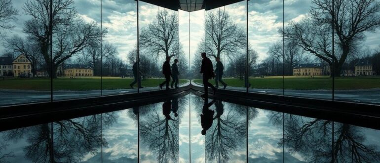 Отражения зеркальный мир в фотографии