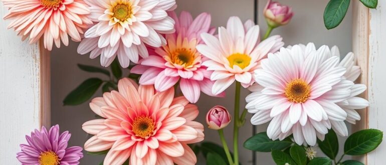 Флористическая фотография цветы в кадре